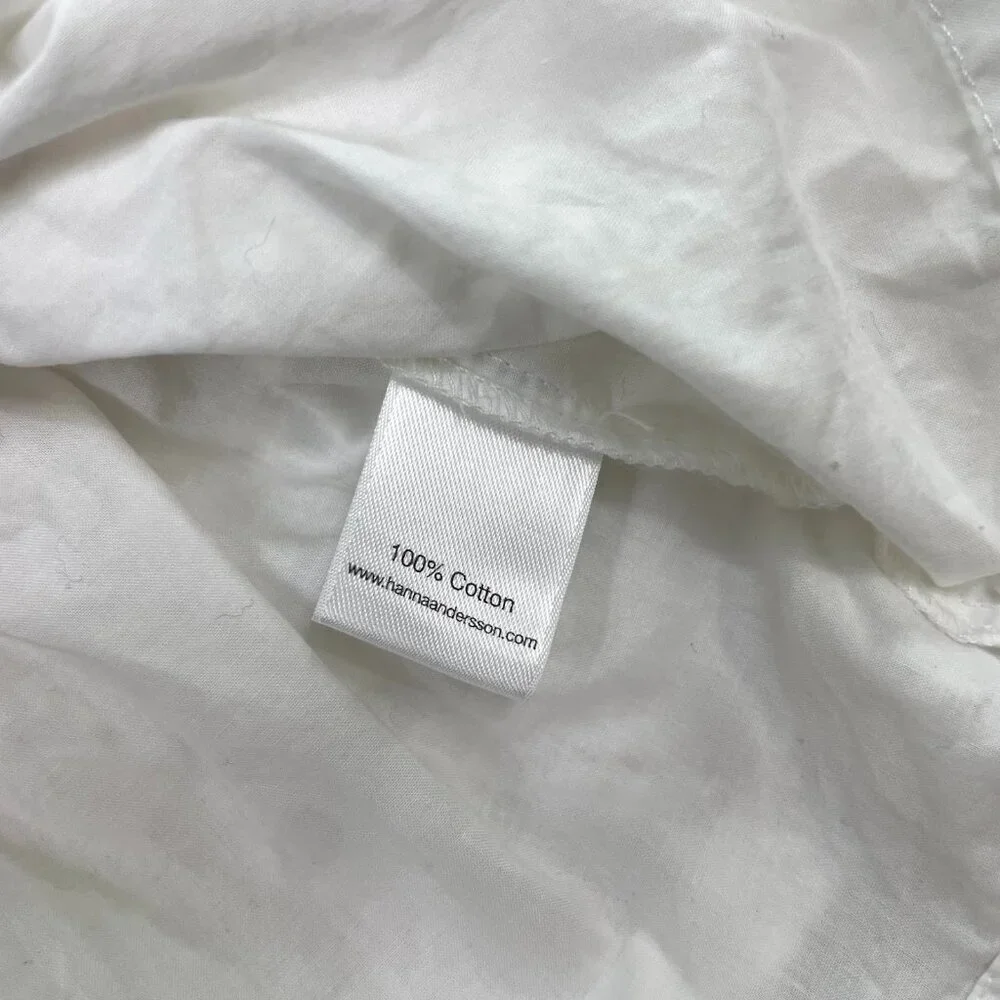 Hanna Andersson White Cotton Eyelet Dress Size 50 / 0-3m